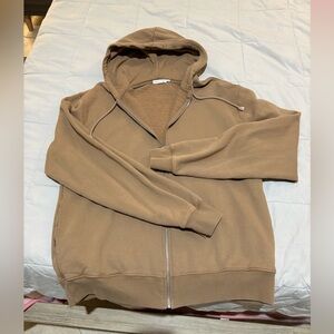 Good American cotton terry hoodie